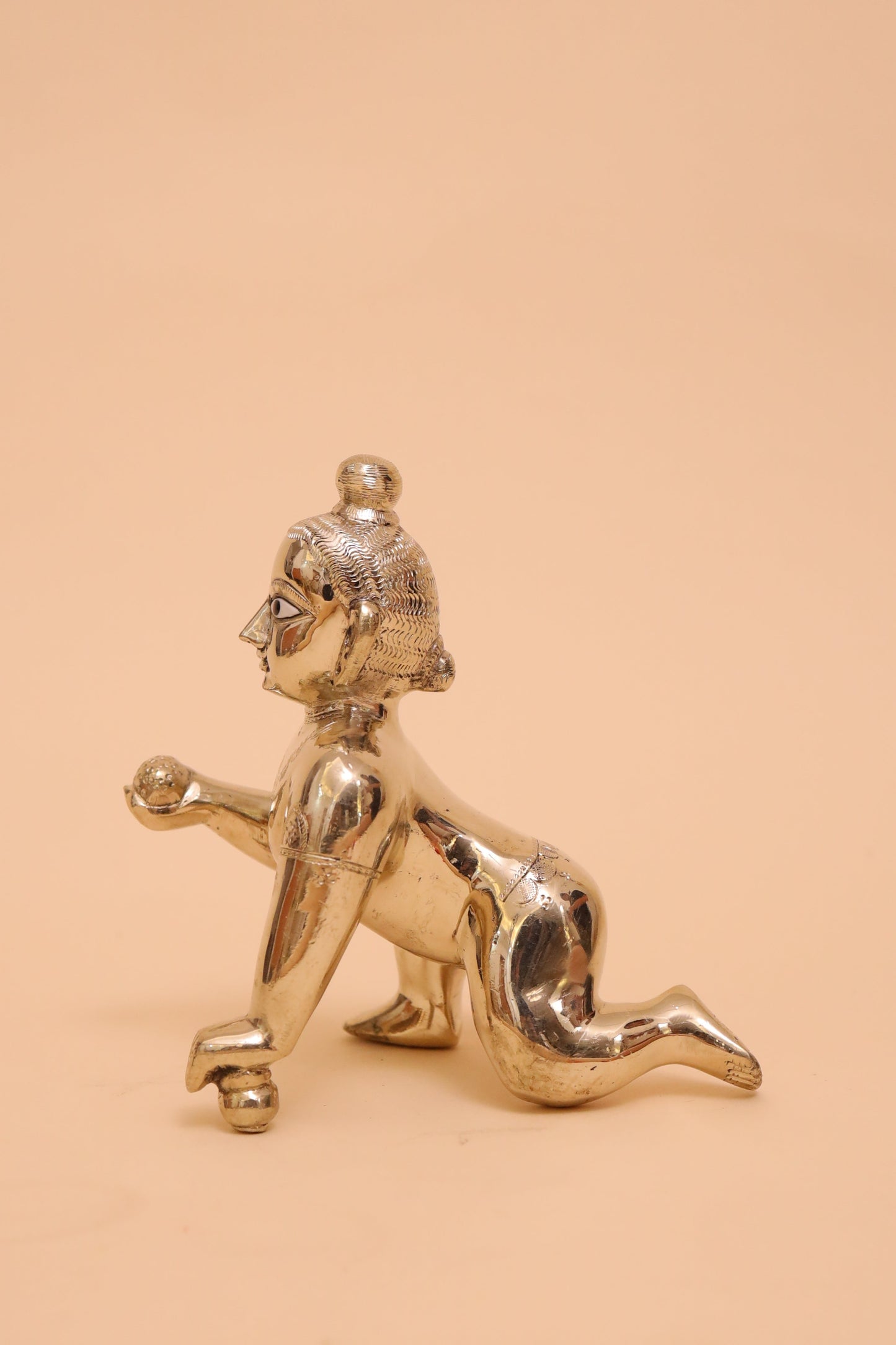 Pure Brass Laddu Gopal