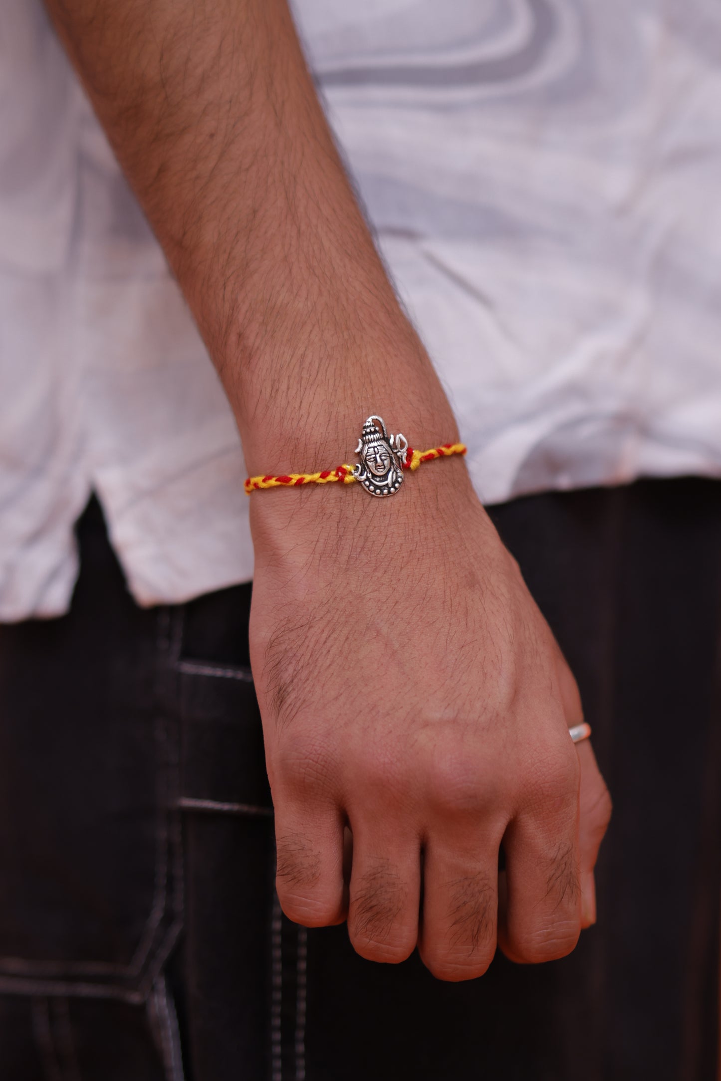 Bajrang Bali Adjustable Bracelet